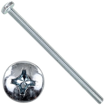 Винт полусфера М8х25 DIN 7985 оцинкованная сталь